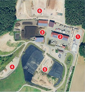 Luftbild Energie- und Verwertungsanlage Dettendorf