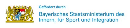 logo Bayerisches Staatsministerium für Inneres, Sport und Integration Förderlogo Bayerisches Staatsministerium für Inneres, Sport und Integration