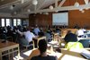 Blick in den Sitzungssaal des Landratsamtes bei der gemeinsamen Besprechung zur Ukraine-Hilfe