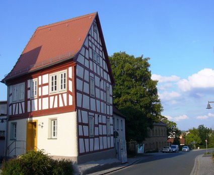 Ansicht auf Torschreinerhaus in Markt Bibart