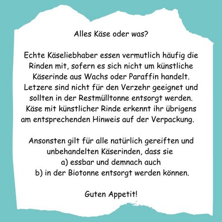 Grafik mit Text zur Kampagne Biotonnenchallenge