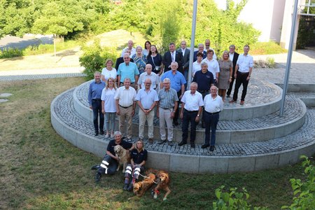 Gruppenfoto von den geehrten Personen