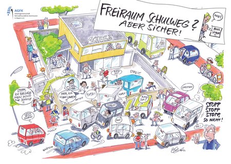 Elterntaxi, Schule, Schulweg